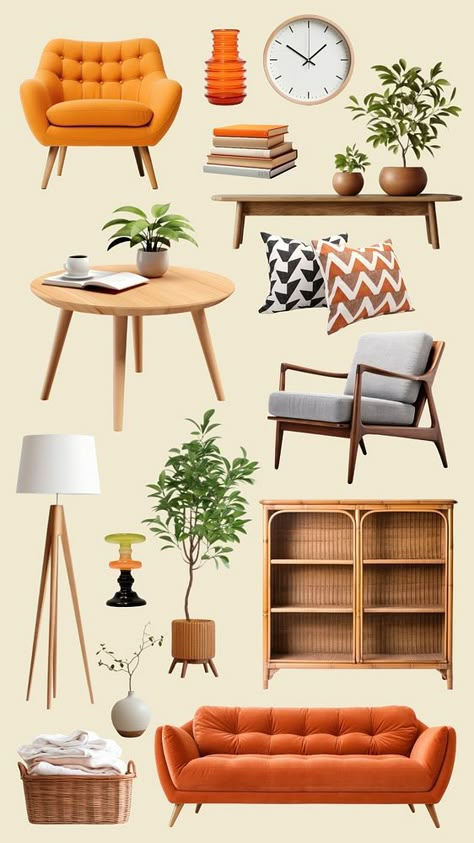 Home furniture isolated element set | premium image by rawpixel.com / Aum Furniture Lookbook, Furniture Collage, Collage Furniture, Furniture Mood Board, Photoshop Furniture, Colorful Scandinavian, Furniture Png, Lamp Pattern, Used Furniture For Sale