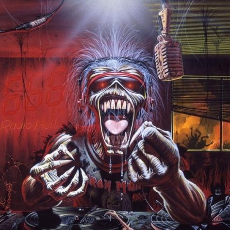 Eddie Iron Maiden, Iron Maiden Album Covers, Vic Rattlehead, Iron Maiden Albums, Iron Maiden Posters, Eddie The Head, Dave Murray, Steve Harris, Rock Poster Art