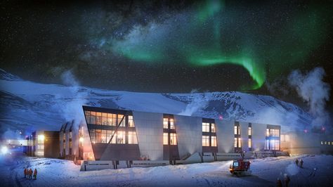 Antarctic Base McMurdo Station Receives Sustainable New Master Plan,© OZ Architecture Mcmurdo Station, New Urbanism, Master Plan, High Tech, Modern Buildings, Northern Lights, Places To Travel, Science, Architecture