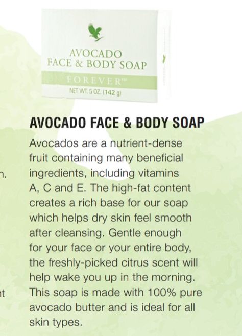 Forever Avocado Soap Benefits, Flp Products, Avocado Soap, Soap Benefits, Forever Living Business, Forever Living Aloe Vera, Product Knowledge, Business Graphics, Forever Products