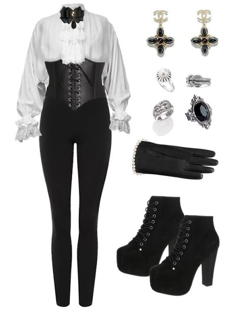 Casinocore Outfit, Vampire Fashion, Vampire Clothes, Villain Outfits, Old Fashion Dresses, Estilo Punk, Prom Outfits, Goth Outfits, Alternative Outfits