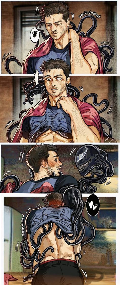 Eddie X Venom, Venom Art, Venom Comics, Deadpool And Spiderman, Marvel Venom, Gay Comics, Anime Boyfriend, Marvel Funny, Marvel Art