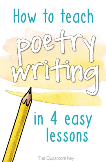 Organized Classroom, Poetry Activities, Poetry Unit, Teaching Poetry, Poetry For Kids, Poetry Ideas, Poetry Writing, Elementary Writing, Easy Lessons