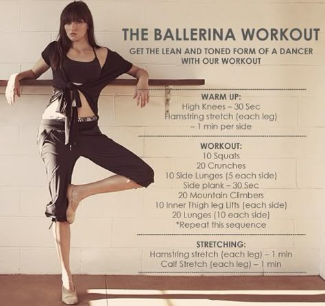 Ballet workout. Side Workouts, Ballerina Body, Ballerina Workout, Short Workout, Dance Stretches, Ballet Workout, Ballet Exercises, Dancer Workout, Ballet Barre