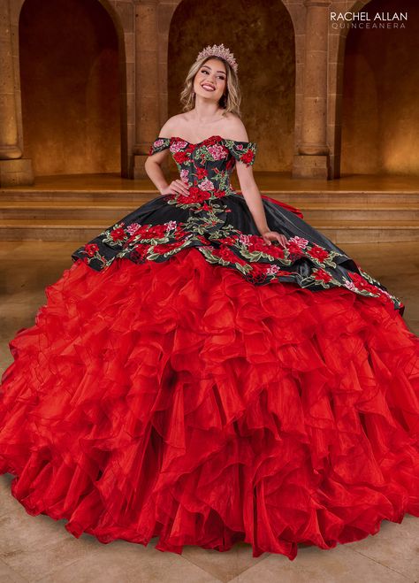 Dama Dresses Quinceanera, 1500 Dresses, Vestido Charro, Mexican Quinceanera Dresses, Charro Quinceanera Dresses, Red Quinceanera Dresses, Dama Dresses, Military Ball Dresses, Pretty Quinceanera Dresses