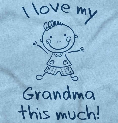 I Love My Grandma This Much Cute Romper Boys or Girls Infant Baby Brisco Brands 6M - Walmart.com I Love My Grandma, Boys Romper, Cute Rompers, Boy Or Girl, Rompers, I Love