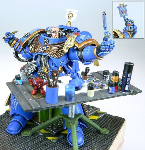 funny. Wh40k Funny, Figures Painting, Warhammer 40k Memes, Warhammer 40k Figures, Warhammer Figures, Warhammer Paint, Marine Painting, Warhammer 40k Art, Warhammer Models