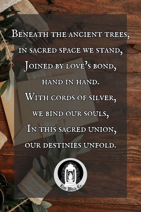 Celebrate the sacred union of two souls with a Handfasting blessing that weaves the threads of love and commitment. 🤝💕 From exchanging vows amidst nature's beauty to binding hands with ribbons of devotion, this enchanting ritual symbolizes a journey of forever love. Handfasting Blessing, Witch Woman, Witch Wedding, Dark Wedding Theme, Sacred Union, Witch Spells, Pagan Wedding, Handfasting Wedding, Witch Quotes