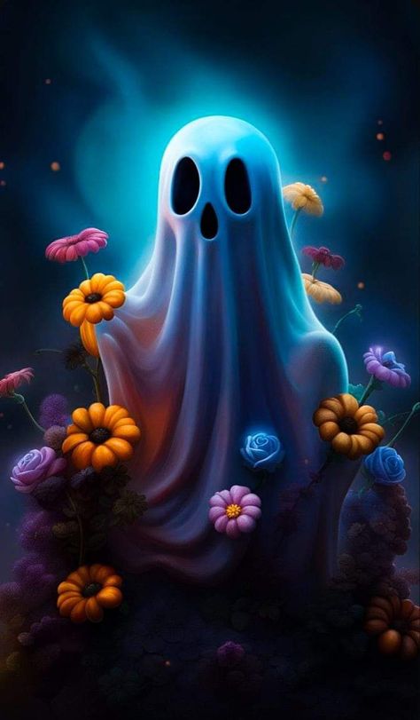 Halloween Ghost Wallpaper, Ghost Pics, Happy Halloween Gif, Wallpapers Halloween, Ghost Wallpaper, Helloween Wallpaper, Halloween History, Halloween Wallpaper Backgrounds, Ghost Art