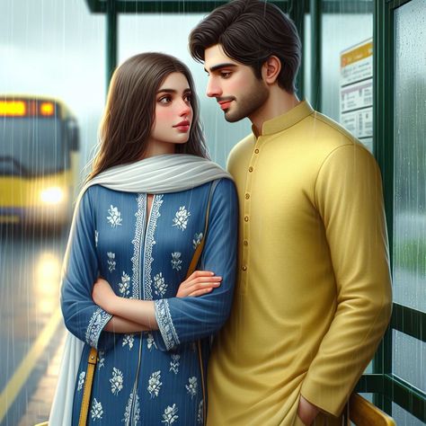 Why are you late? 

#love, #couple, #rain, #bus #stop Couple Rain, Bus Stop, Love Couple