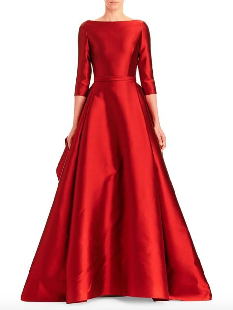 Wedding Dresses Fitted, Red Wedding Gowns, Dresses Fitted, Red Wedding Dresses, Red Gowns, Dressy Dresses, Red Wedding, Ball Gowns Wedding, Carolina Herrera