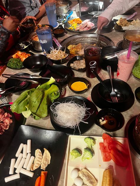 korean culture, korean food, hot pot, food Hot Pot Aesthetic, Korean Hot Pot, Micro Influencer, Pot Food, Korean Culture, Korean Bbq, Book Boyfriends, Summer Bucket Lists, Summer Bucket