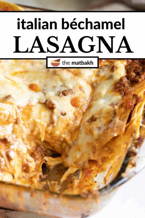 Beschemell Sauce For Lasagna, Beshemell Lasagna, Northern Italian Lasagna, Beschemell Lasagna, Lasagna Recipe With Bechamel, Lasagne With Bechamel Sauce, Bachemelle Sauce Lasagna, Lasagna With Bechamel Sauce And Ricotta, Creamy Lasagna