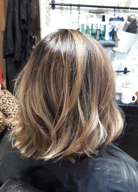 colour melted balayage technique, created in salon by flowers & fringes Rooted Highlights, Melted Balayage, Dark Brown To Blonde, Balayage Technique, West England, Cute Haircuts, Bohemian Hairstyles, Color Melting, Brown To Blonde