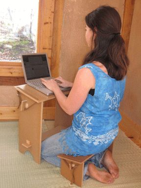 Floor Tables, Zen Office, Floor Desk, Office Desk Set, Minimal Desk, Ergonomic Kneeling Chair, Meditation Bench, Tiny Desks, Ergonomic Desk