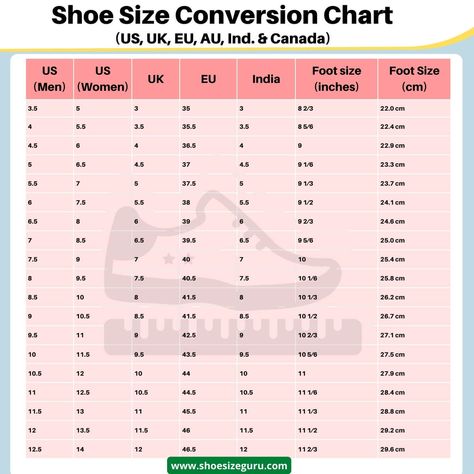 shoe size conversion chart Shoe Size Conversion Chart, Drawings Simple, Conversion Chart, Shoe Size Conversion, Measurement Chart, Global Style, Shoe Size Chart, Size Charts, No More