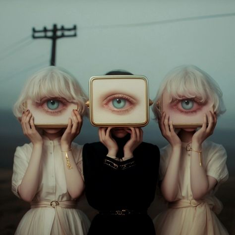 P A R A N O R M A L A C T I V I T Y: The Superb Surreal AI Portraits by Michele Loubser » Design You Trust — Design Daily Since 2007 Bloemfontein South Africa, Trust Design, Surreal Photography, Surreal World, Surreal Portrait, Surrealism Art, Richard Iii, Surrealism Photography, Images And Words