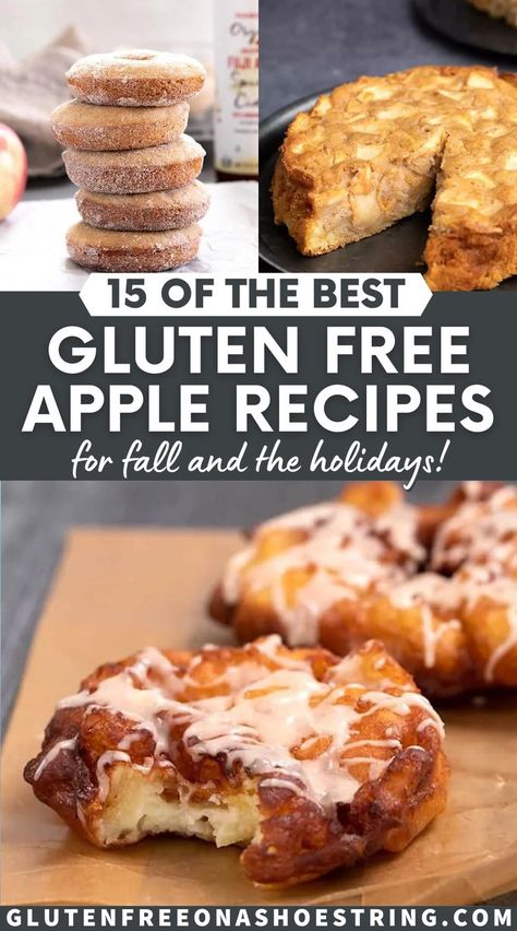 Fall Apple Recipes Gluten Free, Healthy Apple Desserts Gluten Free, Honeycrisp Apple Recipes Gluten Free, Gluten Free Dairy Free Apple Recipes, Apple Recipes Gf, Gf Apple Bread, Gluten Free Apple Recipes Easy, Gluten Free Recipes With Apples, Gluten And Dairy Free Apple Recipes