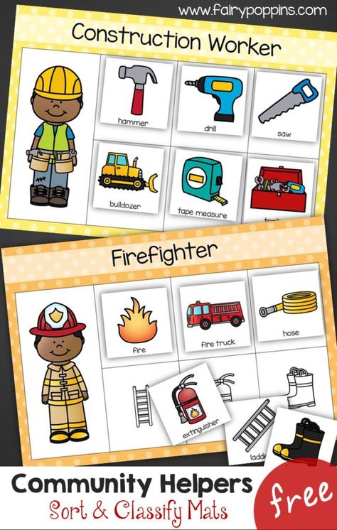 Prek Community Helpers, Community Helpers Week, Community Helpers Activities, Community Helpers Preschool Activities, Preschool Community Helpers, Community Helpers Unit, Community Helpers Theme, Community Workers, People Who Help Us