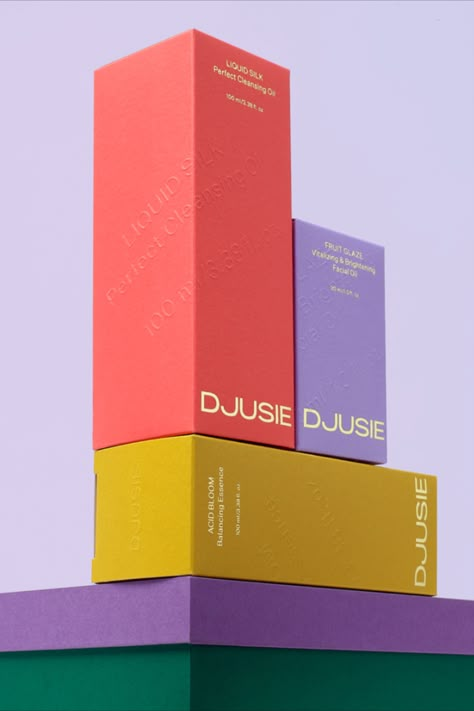 Colorful Cosmetic Packaging, 2023 Packaging Trends, Vivid Minimalism Design, Packaging Colour Palette, Color Blocking Packaging, Color Block Packaging, 2024 Packaging Trends, Packaging Design Trends 2024, Color Block Graphic Design