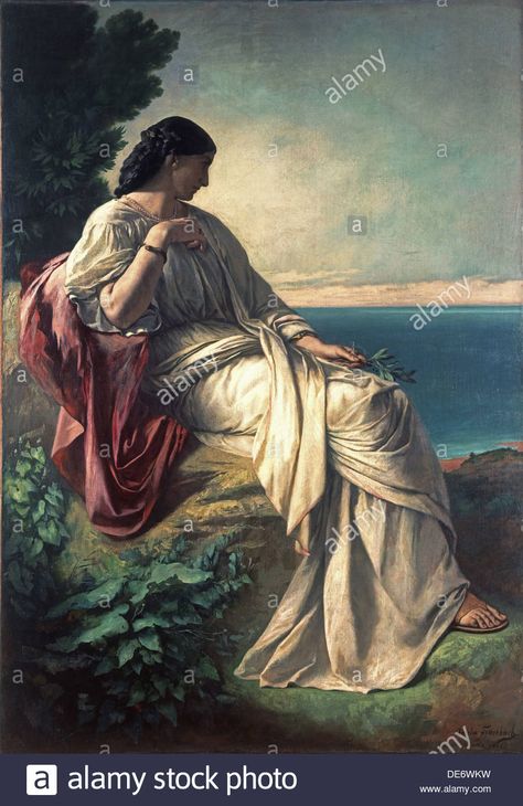 Iphigenia, 1862. Artist: Feuerbach, Anselm (1829-1880 Stock Photo: 60388157 - Alamy Anselm Feuerbach, Istoria Artei, William Adolphe Bouguereau, Edouard Manet, History Painting, John Singer Sargent, Pre Raphaelite, Mythology Art, Greek Myths