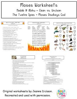 Moses Worksheets & More | Bible Fun For Kids Nadab And Abihu Activity, Moses Worksheets For Kids, Trust And Obey, Quizzes For Kids, Scriptures For Kids, Middle School Activities, Bible Printables, Object Lessons, Bible Facts