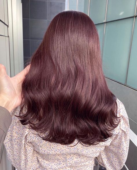 Brown Hair With Hints Of Red, Rose Chocolate Hair, Berry Brown Hair Color, Burgundy Hair Red, Chestnut Red Hair, Redish Brown Hair Color, Pinkish Brown Hair, Dark Maroon Hair, Pink Brown Hair