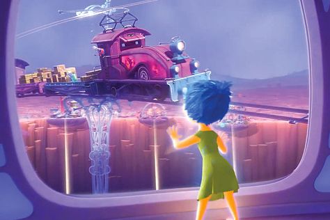 Inside Out's Train of Thought | O Gauge Railroading On Line Forum Hiro Tadashi, Joy Inside Out, Disney World Attractions, Epcot Theme Park, Train Of Thought, The Human Brain, Disney Inside Out, Future World, Ticket Design