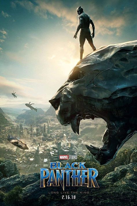 Black Panther Movie Poster, Black Panther Movie, Panther Pictures, Marvel Movie Posters, Black Panther 2018, Movie Nerd, World Movies, Marvel Superhero Posters, Movie Covers