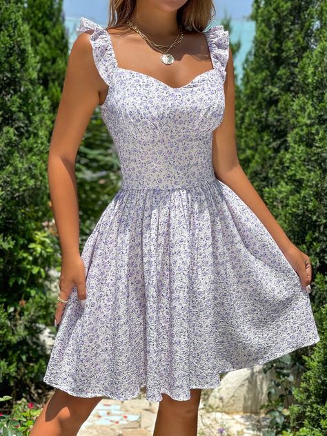 floral dress- floral outfit- summer outfit - summer dresses - floral dresses- floral dress outfit- Dress Flower Casual, Short Summer Dress Outfits, Summer Dresses Shein, Sun Dress Outfit, Flower Dresses Casual, Floral Short Dress, Boho Dress Short, Summer Day Dresses, Dresses For Summer