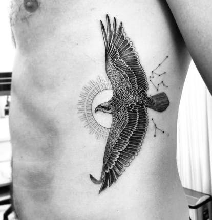 Native American Bird Tattoo, Eagle Tattoo Arm, Eagle Back Tattoo, Falcon Tattoo, Fineline Tattoos, Bali Tattoo, Dove Tattoo Design, Earthy Tattoos, Hawk Tattoo