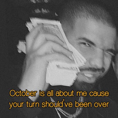 Welcome October 🦉 Follow us on @drakefeltthis . . . . #Drake #realrap #drizzy #champagnepapi #ovoxo #draken #drizzydrake #6god… | Instagram October Is All About Me Drake, Welcome October, Ovo Sound, Drake Quotes, Octobers Very Own, Playlist Covers, All About Me, October 1, Spotify Playlist