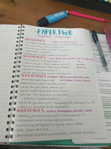 Revision Notes English Language, English Language Paper 2 Gcse Revision, English Language Paper 1 Revision, English Revision Notes Gcse, English Language Gcse Revision, English Language Revision, Language Paper 2, English Literature Classroom, School Poems