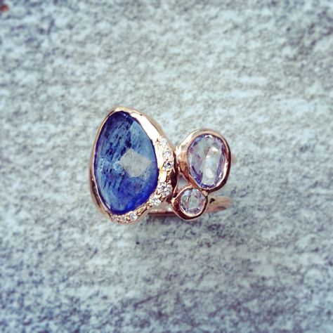 Recycled Ring, Raw Beauty, Druzy Ring, Statement Jewelry, Sapphire Ring, Jewelry Box, Sapphire, Jewelry Rings, Gems