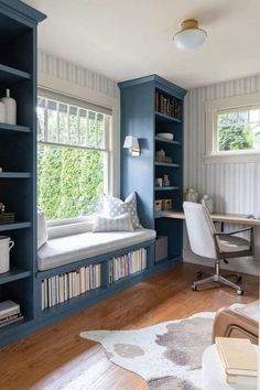 Piano Under Window, Window Seat Bookshelf, Home Studio Ideas, Window Nook, Mudroom Bench Cushion, Mudroom Bench Seat, Diy Mudroom, Diy Mudroom Bench, Bench Diy