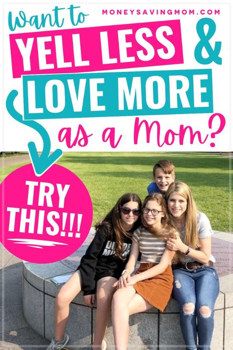 motherhood advice or mom advice on loving more Stop Yelling At Your Kids, Stop Yelling, 5 Day Challenge, Newly Pregnant, Mom Encouragement, Homeschooling Resources, Strong Willed Child, Money Saving Mom, Free Lesson Plans