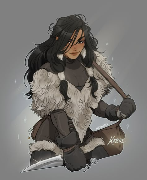 ArtStation - C: 120922 B Female Character Art Dnd, Selkie Character Design, Female Barbarian Character Design, Medieval Character Art, Character Design Inspiration Female, Dnd Characters Design, Female Dnd Character Art, Dnd Character Design Female, Women Character Design