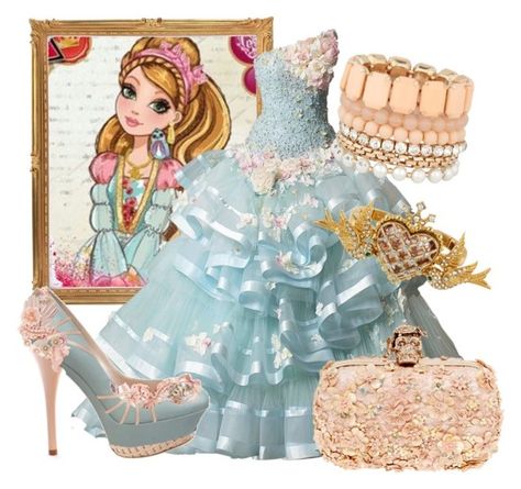 "Ashlynn Ella" by alittletoulouse ❤ liked on Polyvore featuring Alexander McQueen, ALDO and Betsey Johnson Anime Bounding, Cinderella Musical, Theme Clothes, Everafter High, Ashlynn Ella, Princess Inspired Outfits, Cinderella Moments, High Clothes, Disney Inspired Fashion