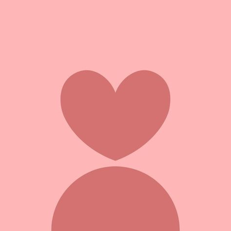 Simple Aesthetic Profile Picture, Heart Profile Picture Aesthetic, Pink Heart Profile Pic, Astetic Profile Pic, Happy Pfp Aesthetic, Contact Profile Picture, Pink Aesthetic Profile Picture, Heart Pfp Aesthetic, No Profile Picture Icon Tiktok