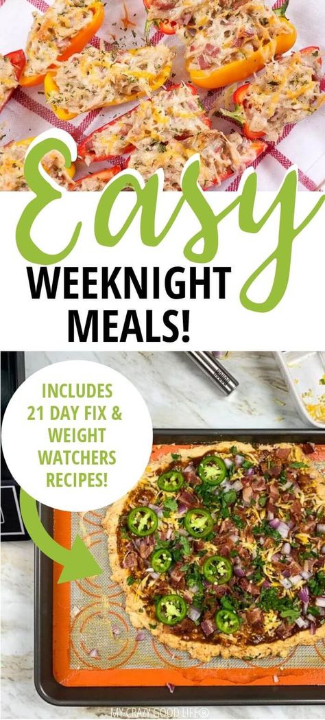 21 Day Fix Dinners, Weight Watchers Dinners, Healthy Alfredo Sauce Recipe, Vegetarian Thai Recipes, Dinners Healthy, 21 Day Fix Meal Plan, Healthy Weeknight Meals, Weight Watcher Dinners, 21 Day Fix Meals