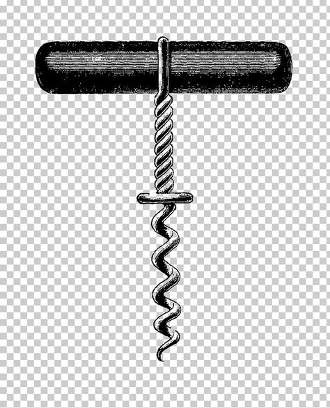 Wine Opener Tattoo, Wine Cork Tattoo, Cork Illustration, Corkscrew Tattoo, Wine Illustration Vintage, Corkscrew Illustration, Wine Tattoo, Vintage Wine Opener, Wine Corkscrew