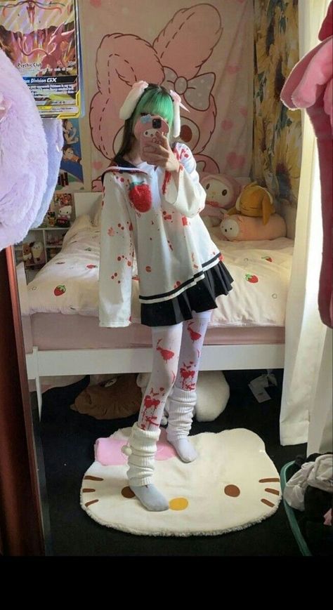 Yami Kawaii Outfit, Yami Kawaii Fashion, Yumi Kawaii, Kawaii Outfit Ideas, Dark Kawaii, Kawaii Goth, Yami Kawaii, Kawaii Fashion Outfits, Alt Fashion