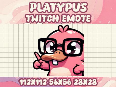 Unbelievable offer! Pink Platypus Nerd Emote | Cute Kawaii Chibi Icons | Gamer Emotes for Twitch Discord | Cozy Digital Chat Stickers Umm Actually Um Meme Smart, at an incredible price of $3.49 Don't miss out on this sensational deal! #DigitalArt #TwitchEmote #DiscordEmote #ChibiEmote #TwitchChat #GamingEmote #CuteEmote #KawaiiEmote #EmotePack #TwitchStream Umm Actually, Chibi Icon, Um Actually, Chat Stickers, Discord Emotes, Platypus, Kawaii Chibi, Zip File, Drawing And Illustration