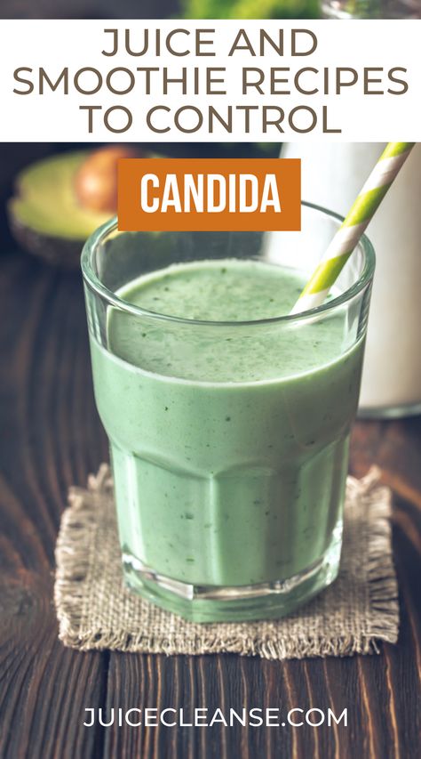 smoothie to fight candida | candida killer smoothies | juicing for candida | candida friendly green smoothie Anti Inflamatory Smoothie, Candida Diet Food List, Candida Cleanse Diet, Healthy Gut Recipes, Juice Cleanses, Candida Recipes, Candida Diet Recipes, Candida Cleanse, Sunday Routine