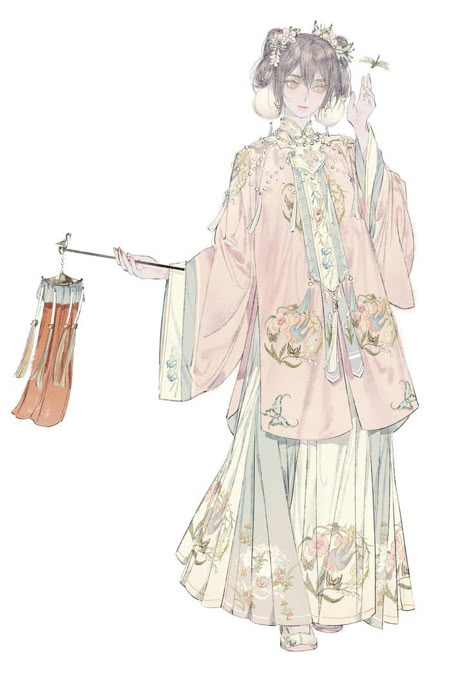 Oc Inspo, Japanese Outfits, Art Block, 그림 그리기, Chinese Art, Fantasy Character Design, Pretty Art, Character Designs, Asian Art