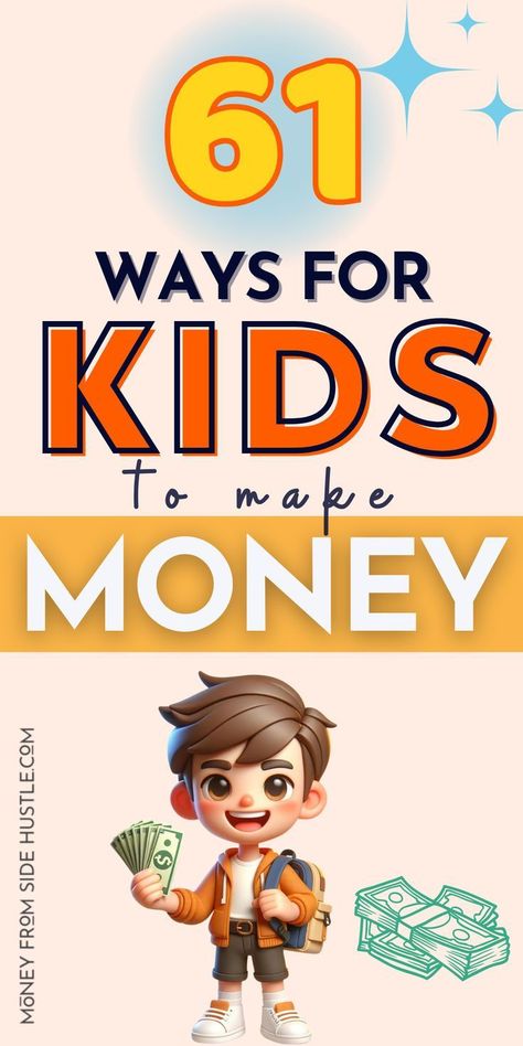 How To Make Money As A Teenager Easy Ways To Earn Money, Entrepreneur Kids, Ways To Earn Money Online, Income Ideas, Ways To Earn Money, Earn Money From Home, Easy Money, Online Income, Business Leader