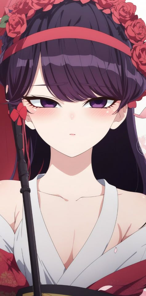 Komi Eyes, Komi Wallpapers Aesthetic, Komi San Drawing, Komi Can't Communicate Fanart, Komi Drawing, Komi Fanart, Komi Wallpaper, Komi San Wallpaper, Komi Can't Communicate Anime