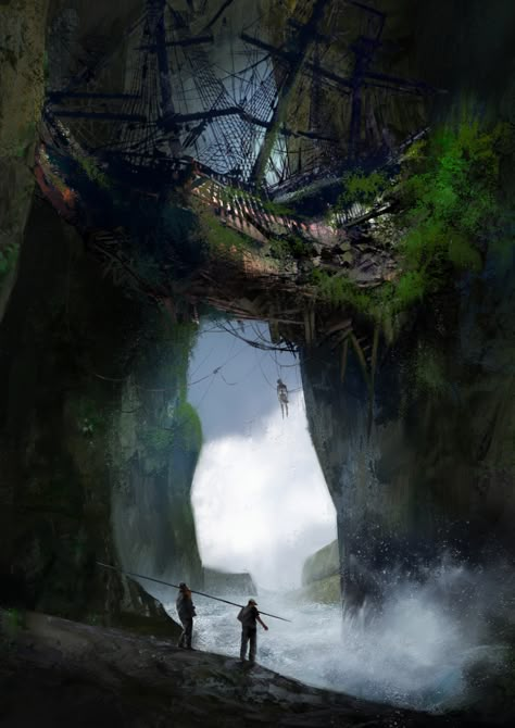 ArtStation - Ship wreck, Lahiru Jayakody