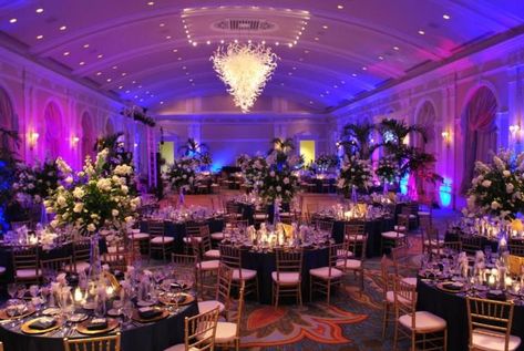 Blue Uplighting Wedding, Blue Uplighting, Mandap Ideas, After Party Wedding, Event Seating, Uplighting Wedding, Wedding April, Secret Wedding, Dream Wedding Decorations