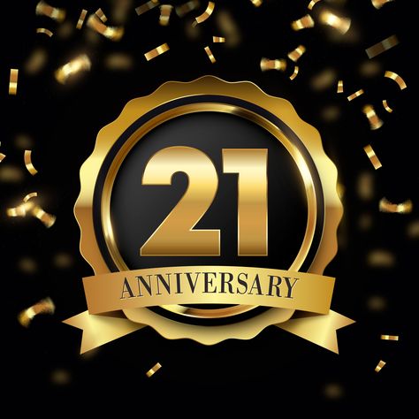 DOWNLOAD NOW 21 Anniversary, Happy 21st Anniversary, Anniversary Background, Happy Aniversary, Baby Blue Background, 21st Anniversary, Birthday Party Background, Work Anniversary, Golden Background